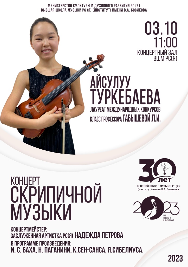 Концерт скрипичной музыки Концерт скрипичной музыки